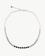Pearl Necklace Multicolor 6mm Degradé