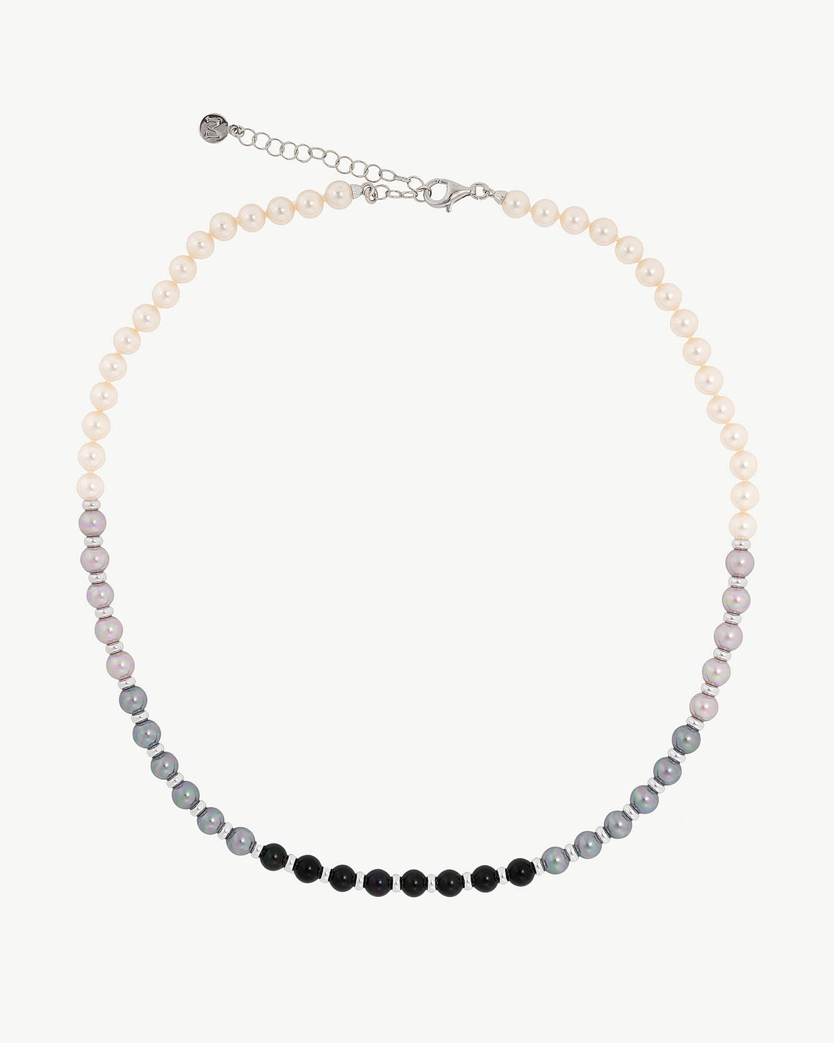 Pearl Necklace Multicolor 6mm Degradé