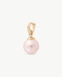 Rosa V-Perlen-Anhänger Charm&Glow