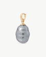 Baroque Pearl Charm Gray Charm&Glow
