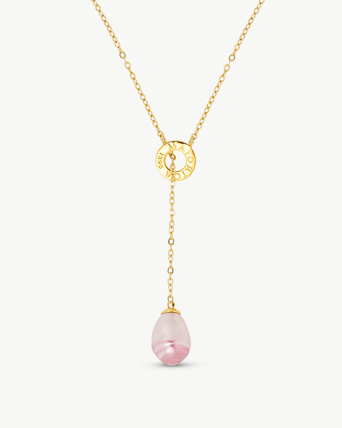 Pearl Necklace 12mm Bicolor Ruby Luar