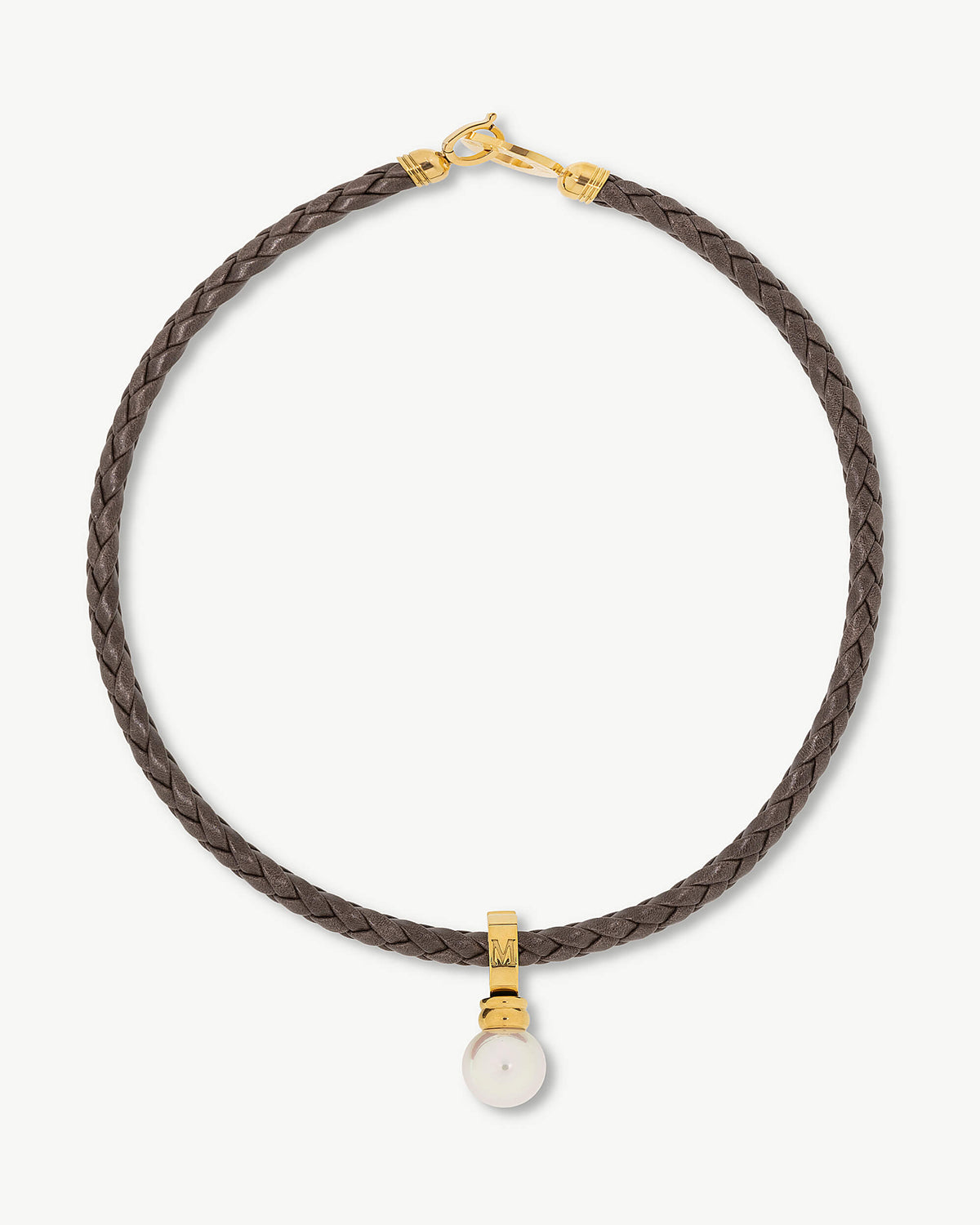 Braune Halskette Braid