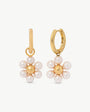 Hoop Earrings White Kate