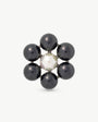 Schwarze Brosche Kate