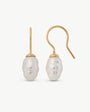 Baroque Pearl Earrings 8mm Golden Agora
