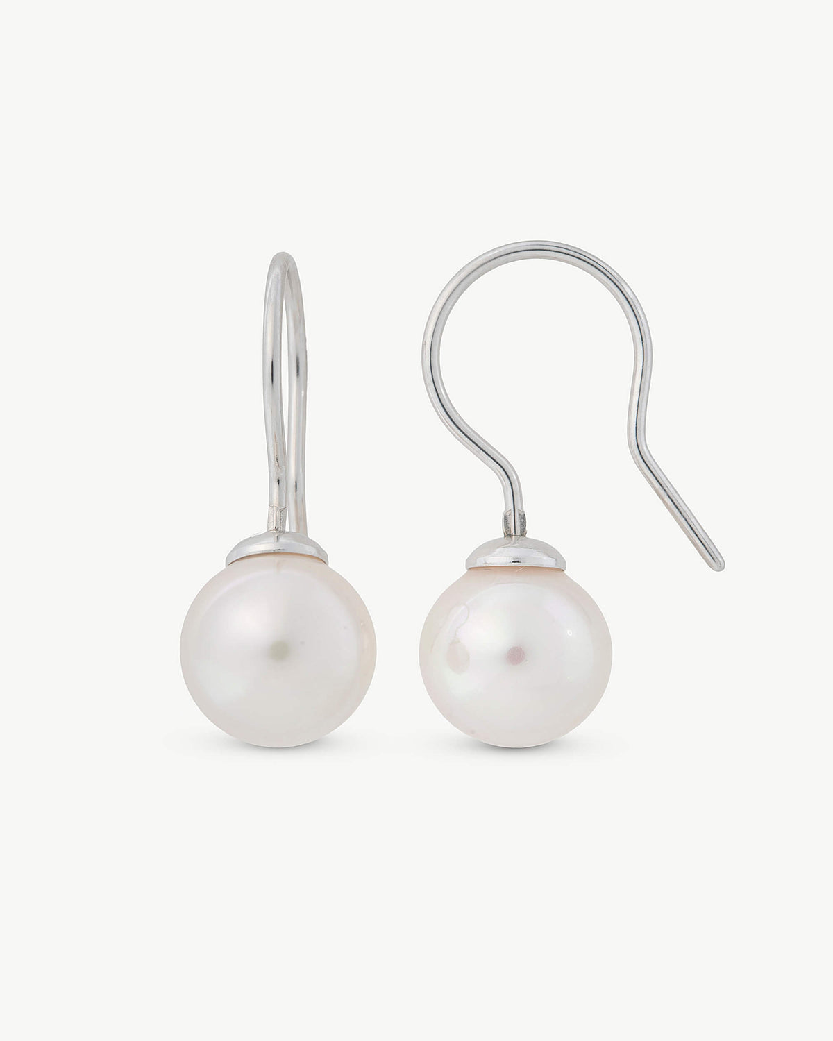 Pendientes Cortos Perla 9mm Nuada