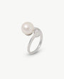 Anillo Perla 10mm y Circonita Redonda Selene