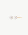 Pendientes Dorados Perla 4mm Lyra