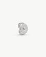 Earring Closure 6mm Silver Servicie