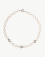 Collar Perlas 12mm y Circonitas Esfera