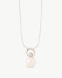 Pearl Necklace 18mm Oval Espiral
