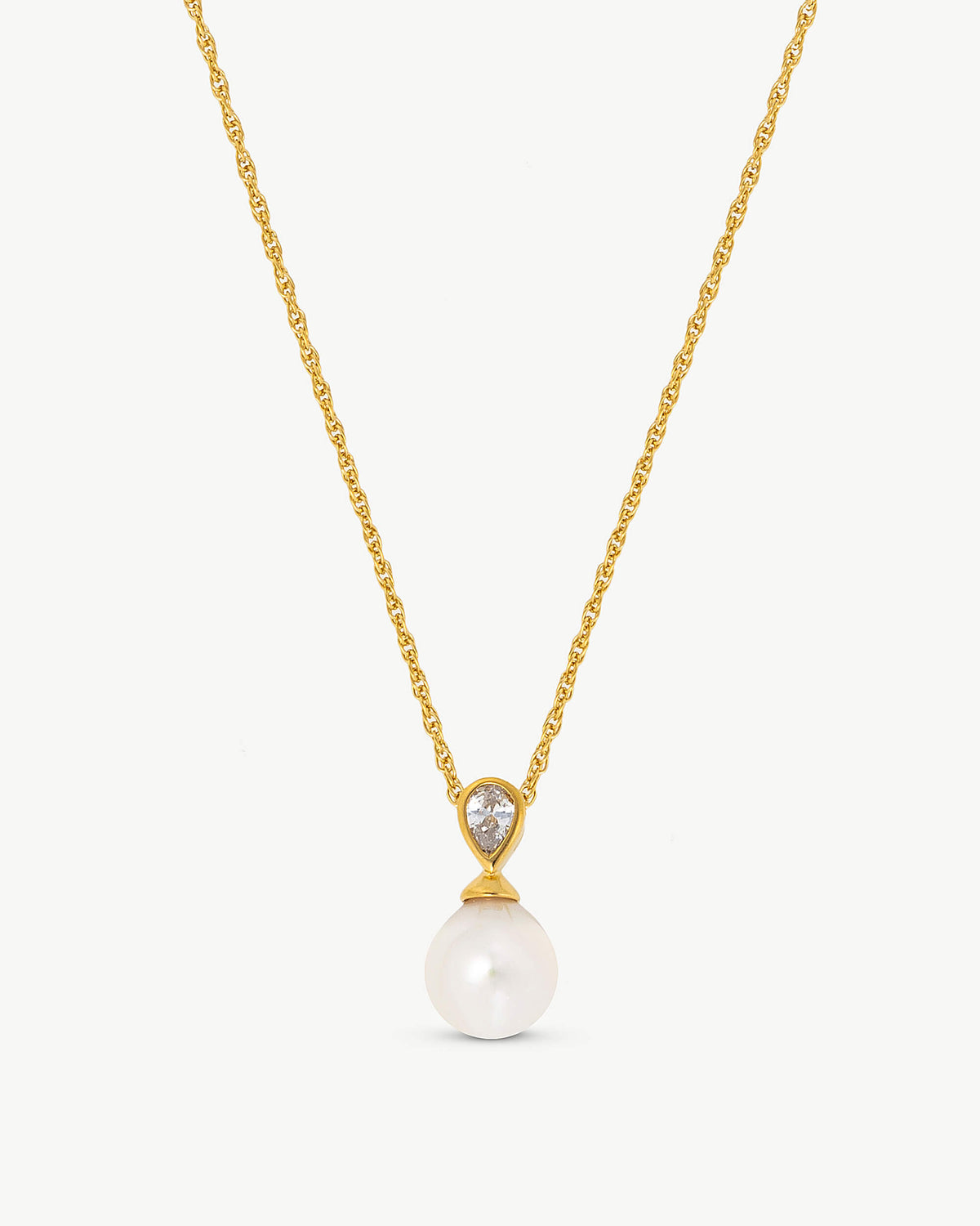 Goldene Perlenkette Selene