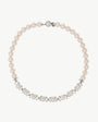 Pearl and Zirconia Necklace 10mm Venus