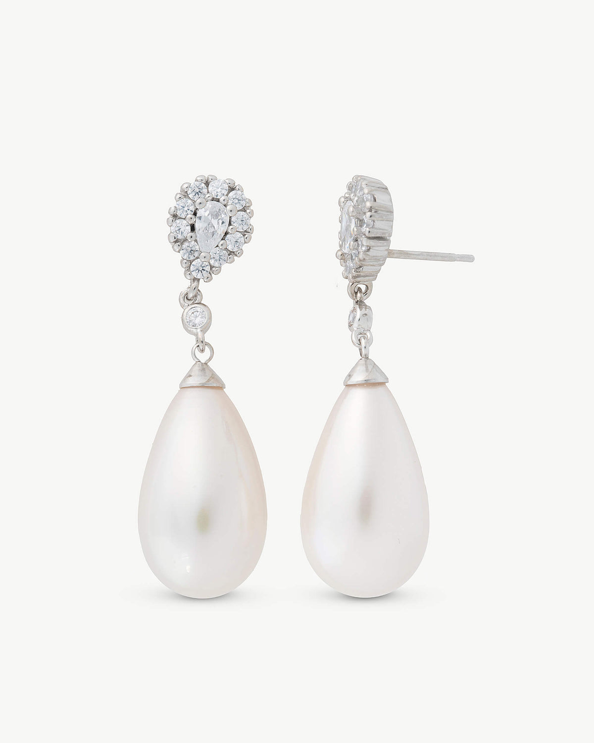Perlen-Tropfen-Ohrringe Exquisite