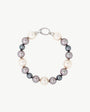 8-12 mm mehrfarbiges Perlenarmband Degradé