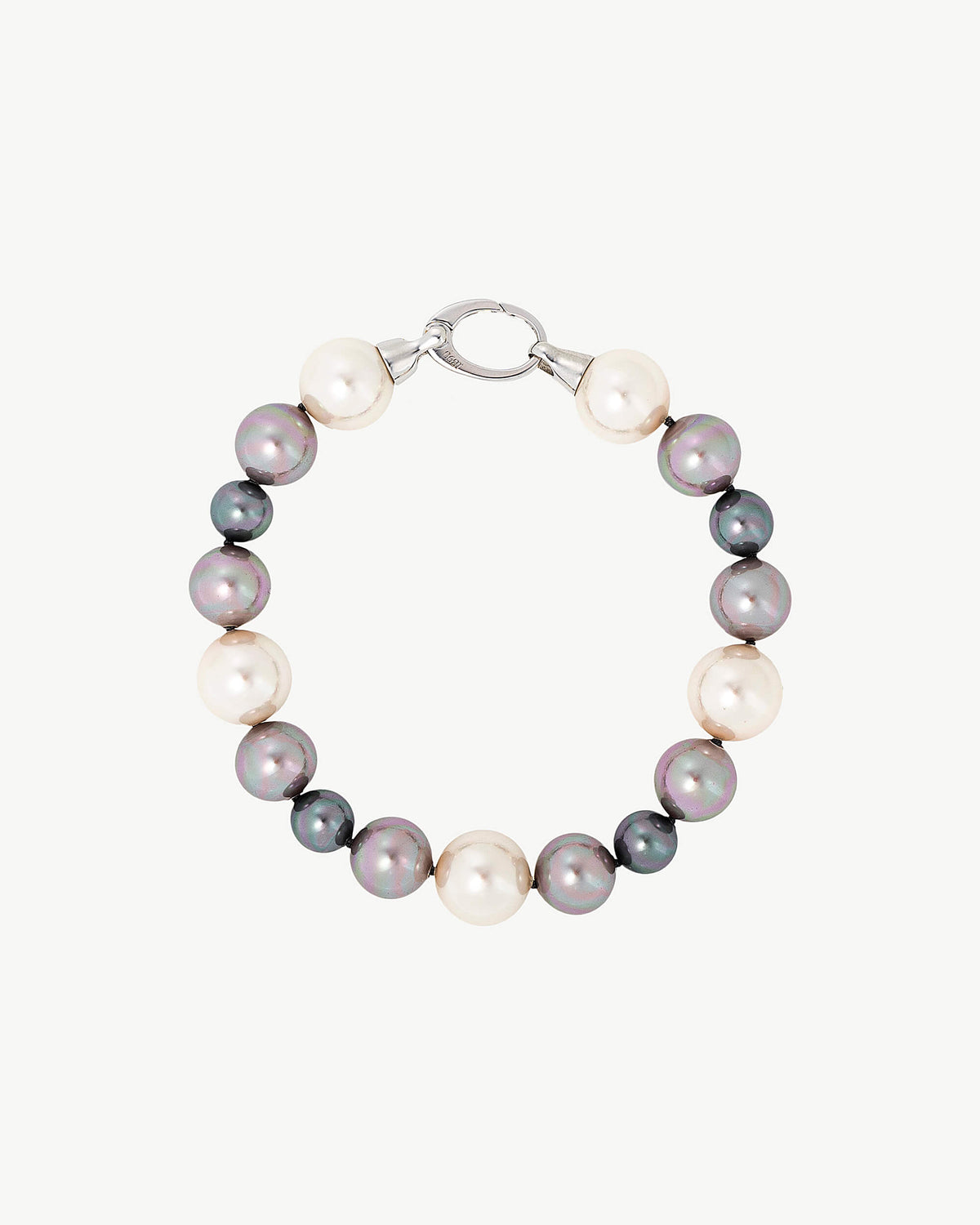 8-12 mm mehrfarbiges Perlenarmband Degradé