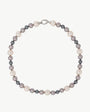 Pearl Necklace 8-12mm Multicolor Degradé