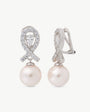 Ohrringe mit Zirkonschleife Exquisite