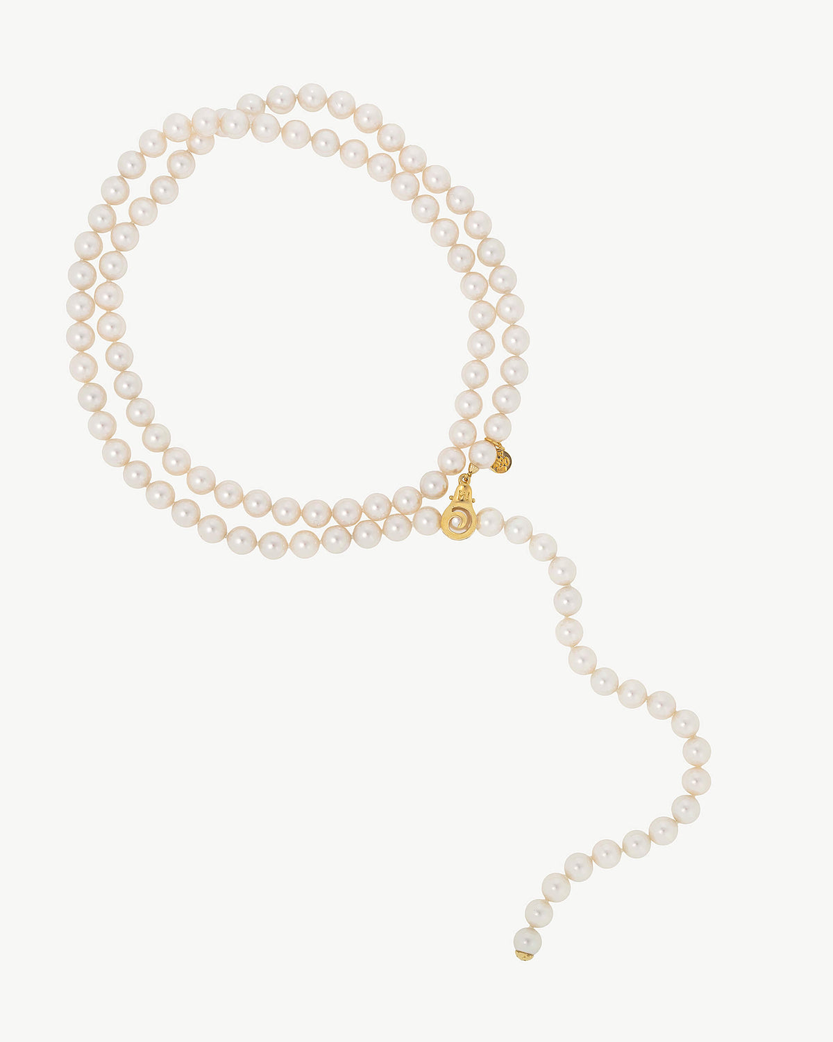 Pearl Necklace 8mm Golden Jour