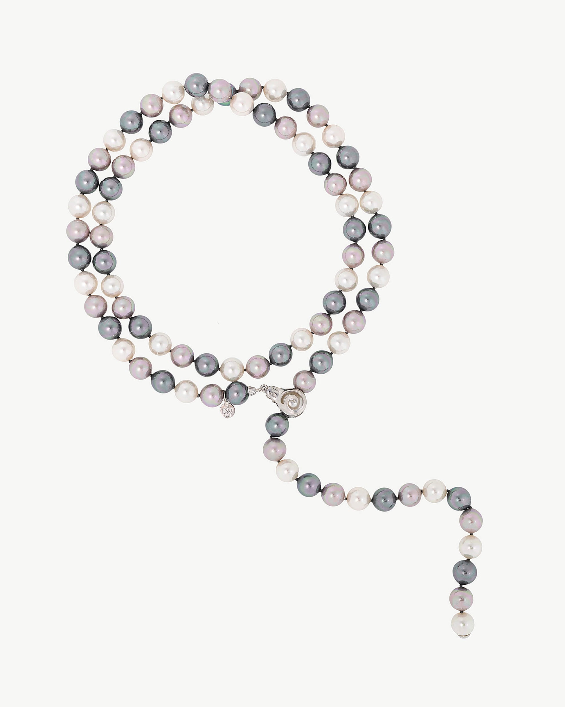 Pearl Necklace Multicolor Gray 10mm Jour MAJORICA – Majorica