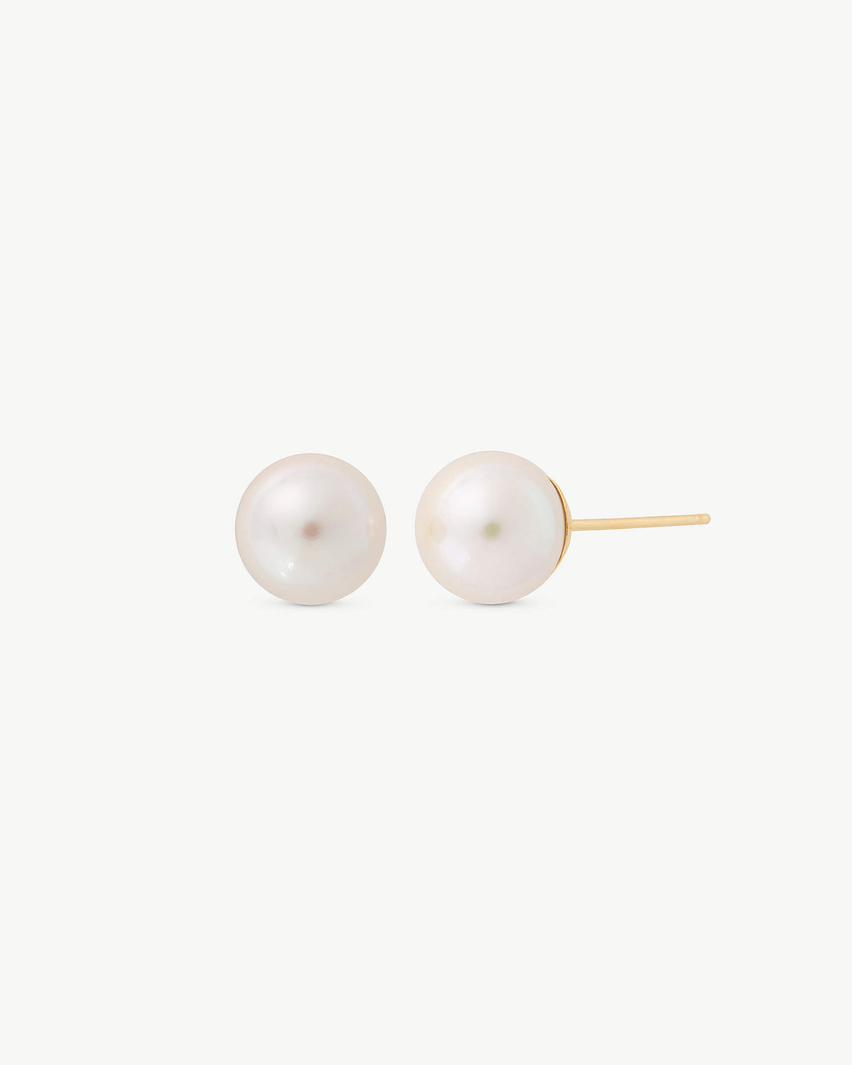 Ohrringe aus 18-karätigem Gold mit 6-mm-Perle Taylor