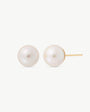 Ohrringe aus 18-karätigem Gold mit 8-mm-Perle Taylor