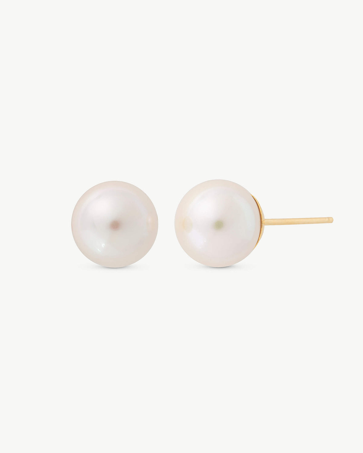 Ohrringe aus 18-karätigem Gold mit 8-mm-Perle Taylor
