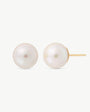 Ohrringe aus 18-karätigem Gold mit 10-mm-Perle Taylor