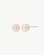6mm rosa Perlenohrringe Lyra