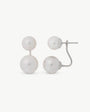 Double Pearl Earrings 8–10mm Jour