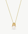 Perlenkette 12mm golden Vega