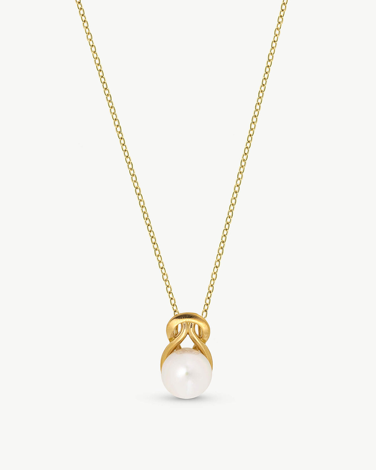 Perlenkette 12mm golden Vega