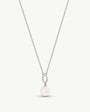 Pearl and Zirconia Necklace Lilit
