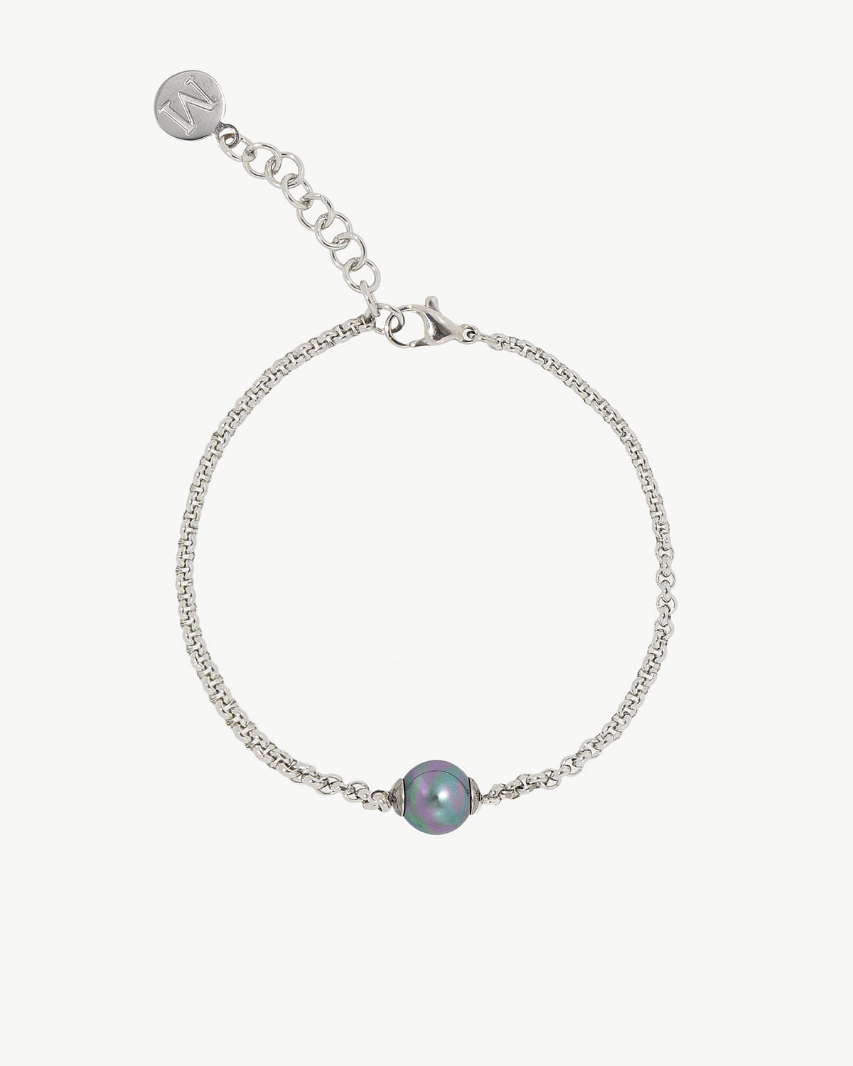 Graues Kettenarmband Nuada