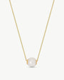Collar Gargantilla Perla 12mm Dorado Nuada
