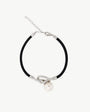Schwarzes Perlenarmband Sicilia