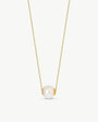 Pearl Choker Necklace 14mm Golden Nuada