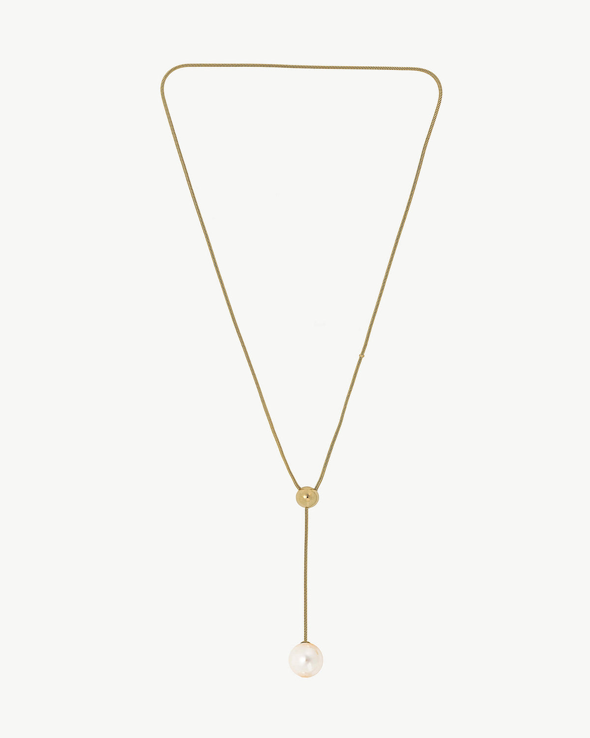 Pearl Necklace 16mm Golden Aura
