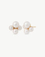 Pearl Earrings Golden Degradé