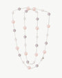 Pearl Necklace Double Chain Multicolor Ilusión