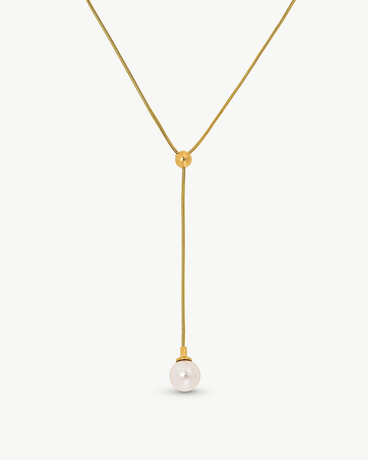 10mm Goldperlenkette Aura