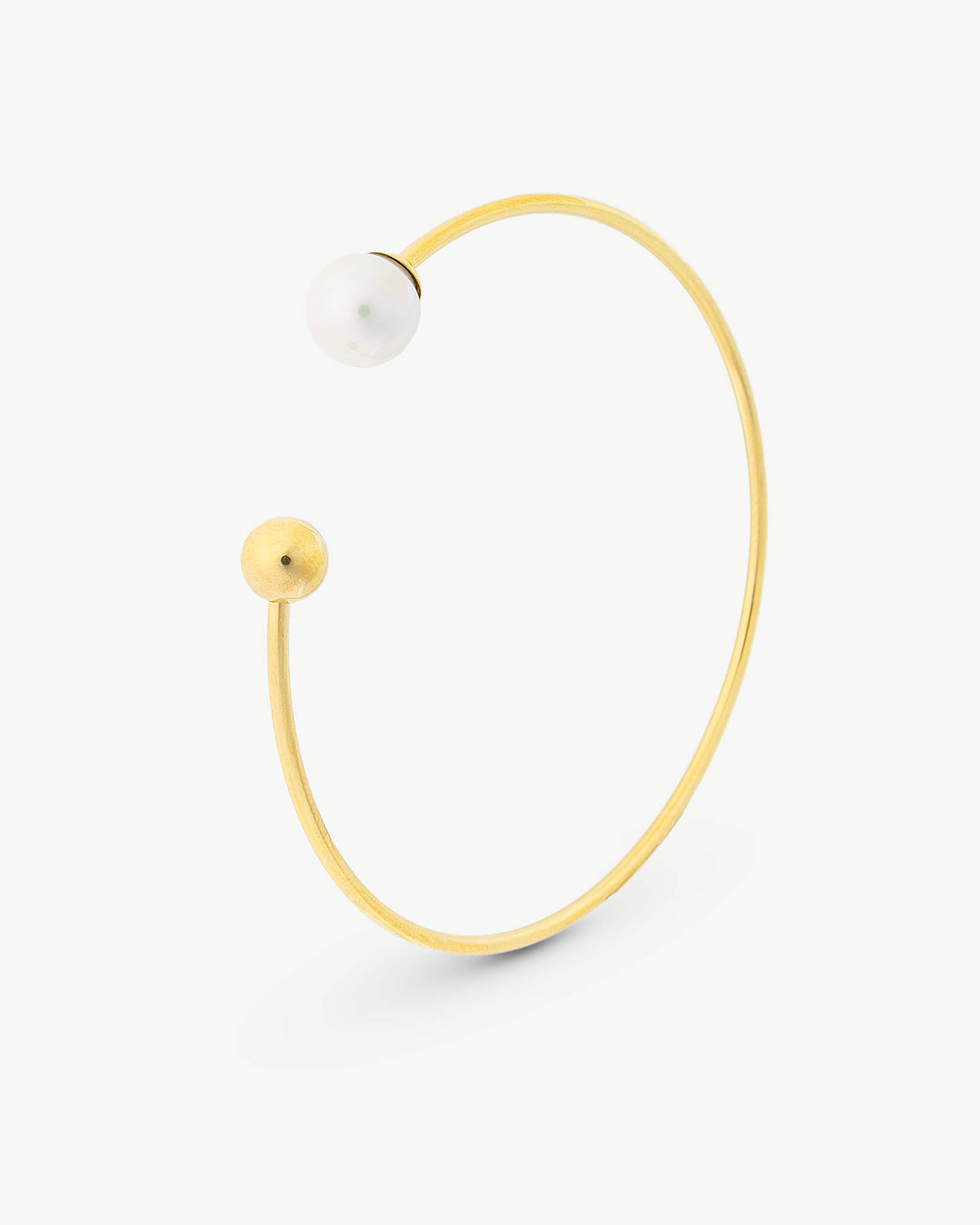 52 mm 8 mm goldenes Perlenarmband Aura