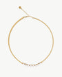 Collar Corto Perlas Dorado Galatea