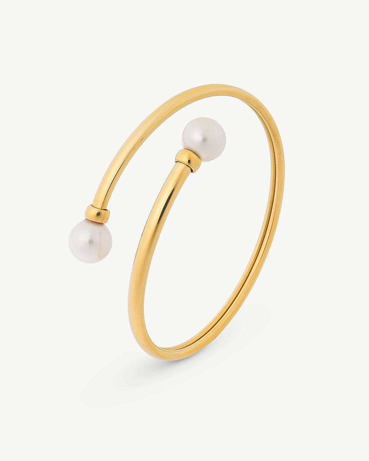 Armband mit zwei goldenen Perlen Galatea