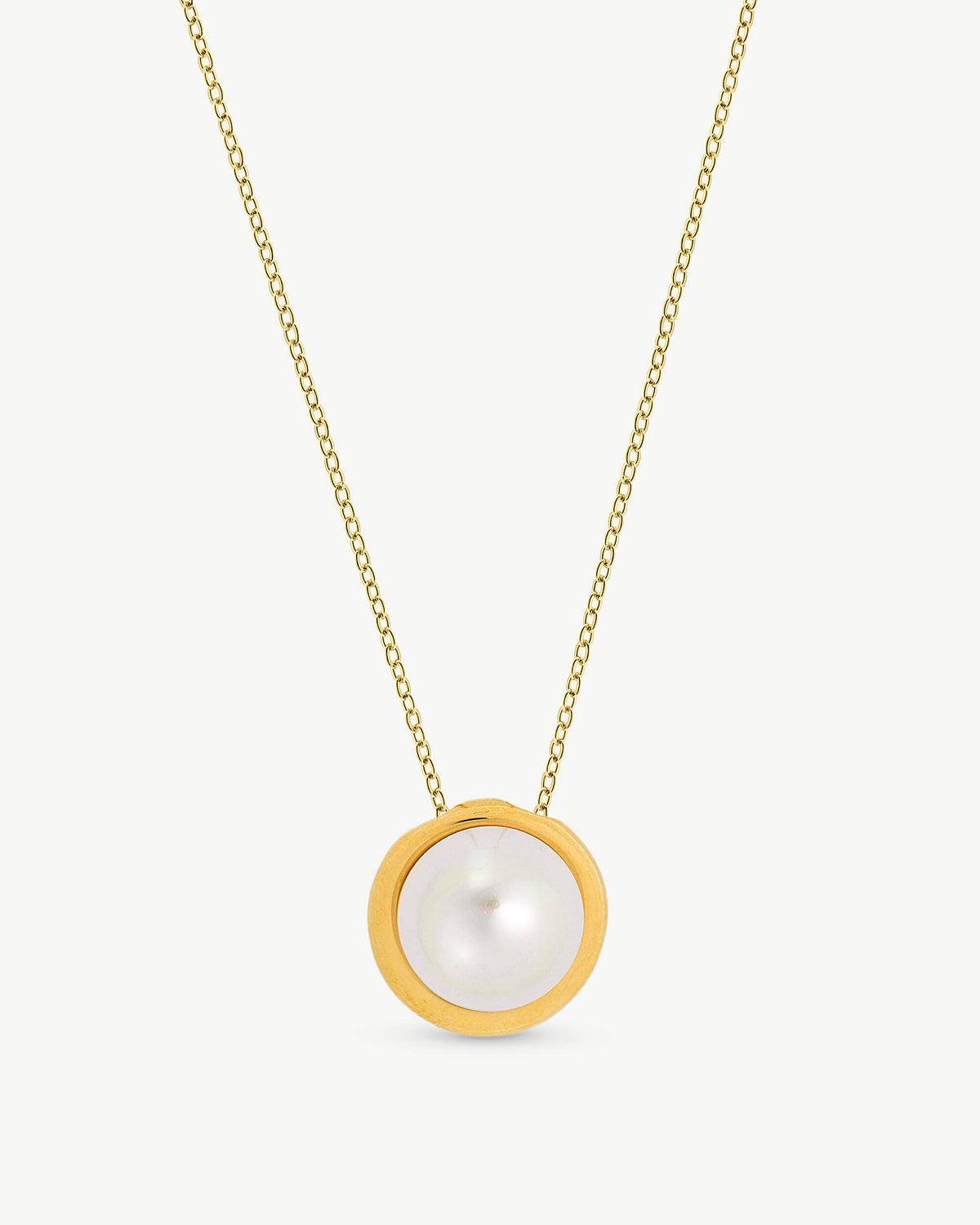 Goldene Perlenkette Margot