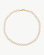 Pearl Necklace 10mm - 45cm Golden Lyra