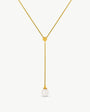 Goldene Perlenkette Alba