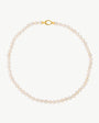 Pearl Necklace - 50cm 7mm Golden Lyra