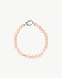 Pulsera Perlas 6mm Rosa Lyra