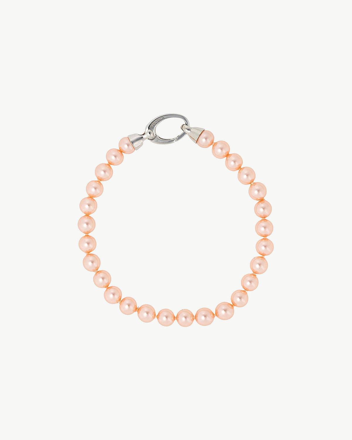 Pulsera Perlas 6mm Rosa Lyra